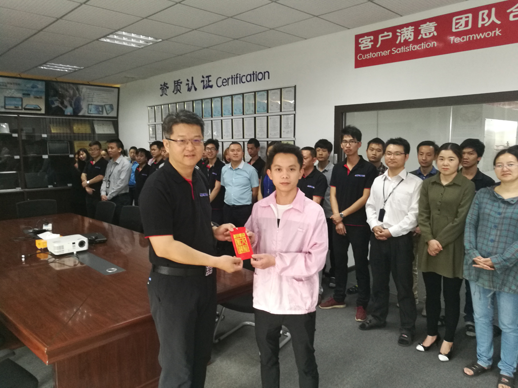 Outstanding employees' award meeting of March 2017