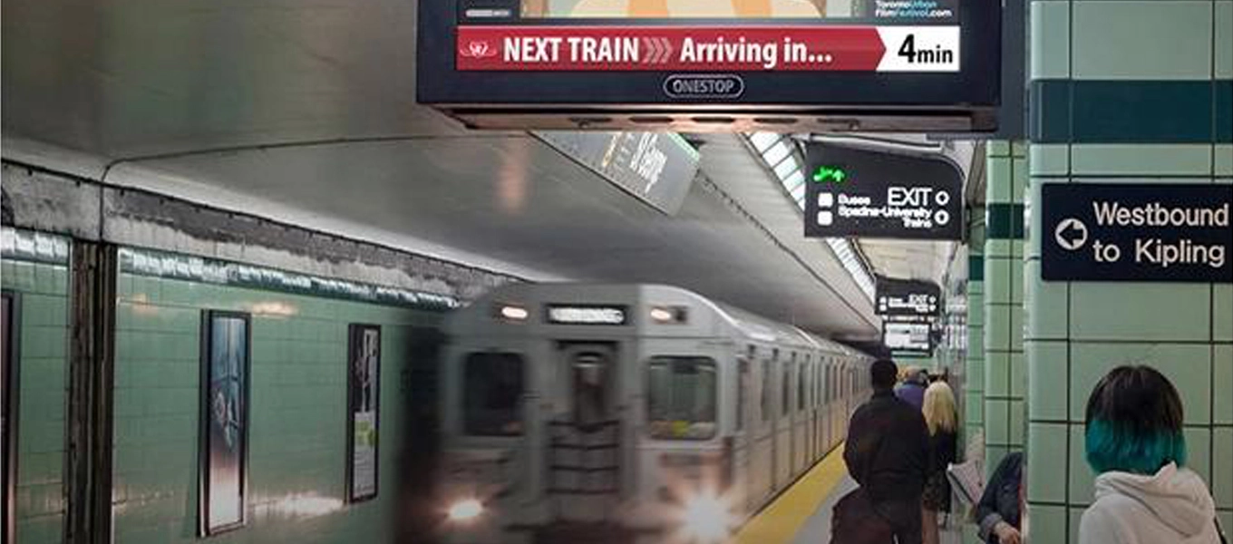 LCD Displays in AFC Rail Transit